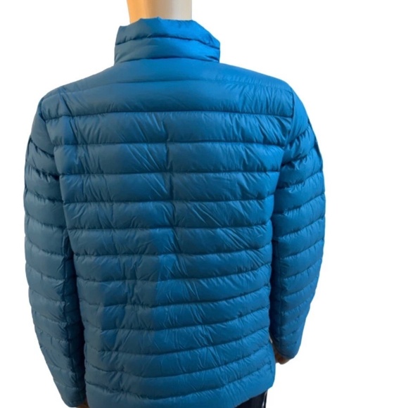 Patagonia Down Sweater Jacket Wavy Blue Mens Regular Fit YKK Zip XL - Picture 8 of 11